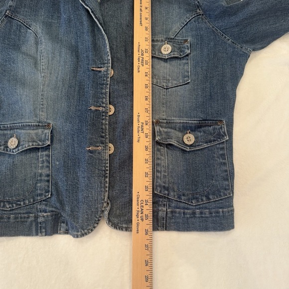 Duck Head Women's Denim Chore Coat Barn Jacket Pockets Workwear Trucker‎ 1X - Picture 6 of 7